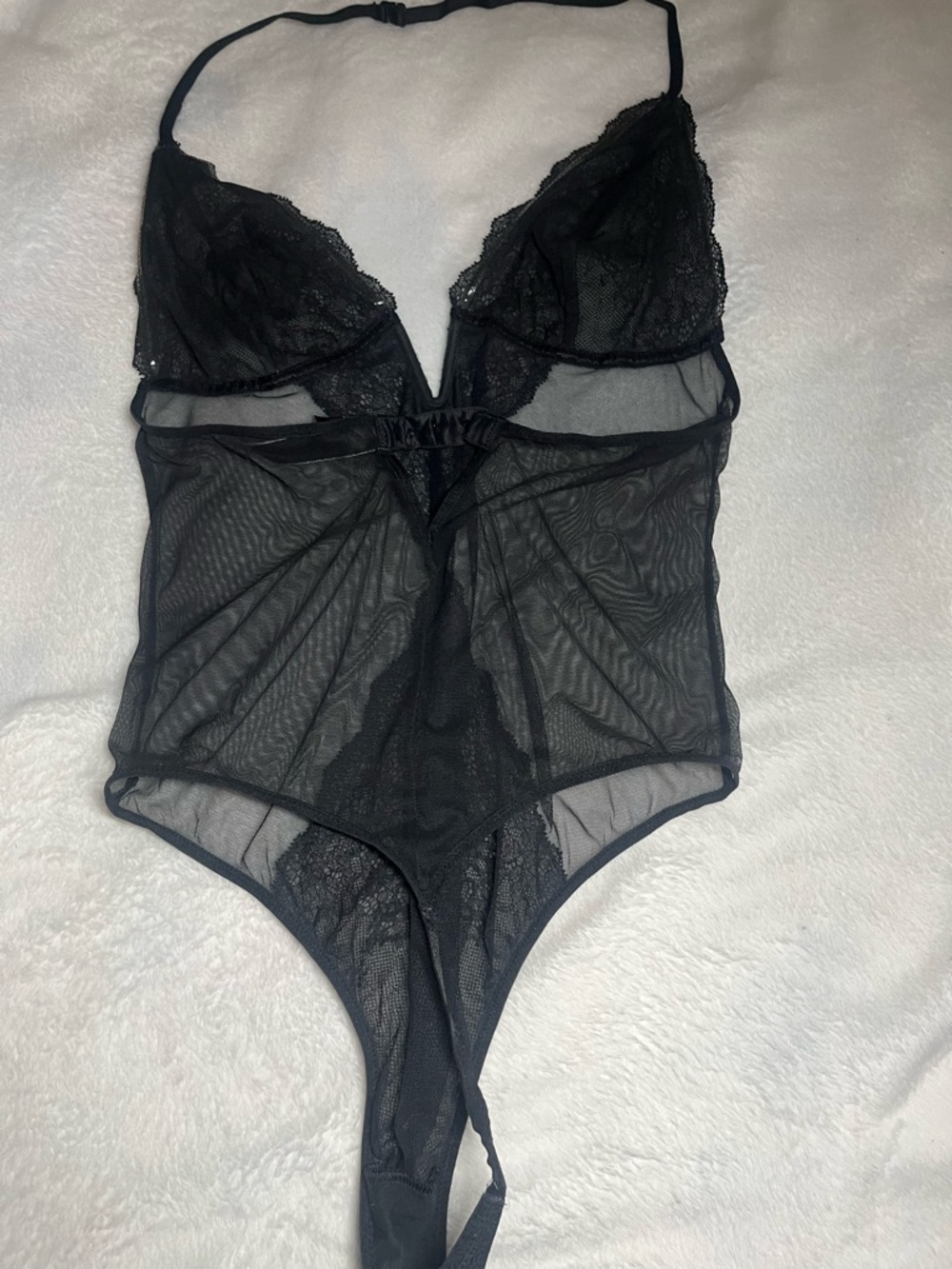 Victoria’s Secret black lace teddy size Medium - Picture 8 of 12